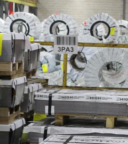 Full-line metal service center inventory