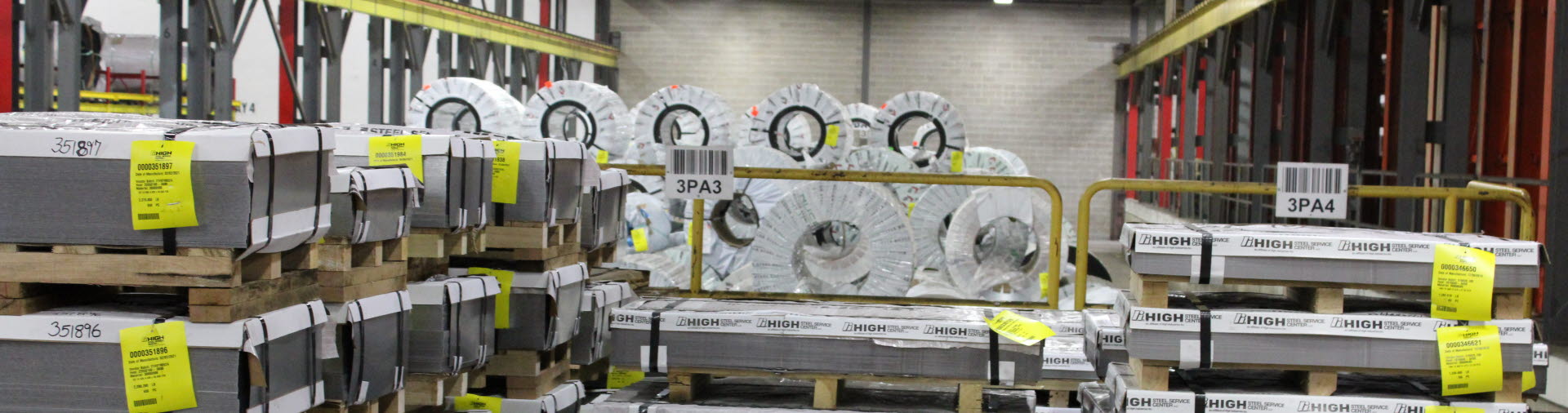 Full-line metal service center inventory